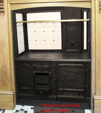 Shacklock Orion No.2 Coal Range with tile surround